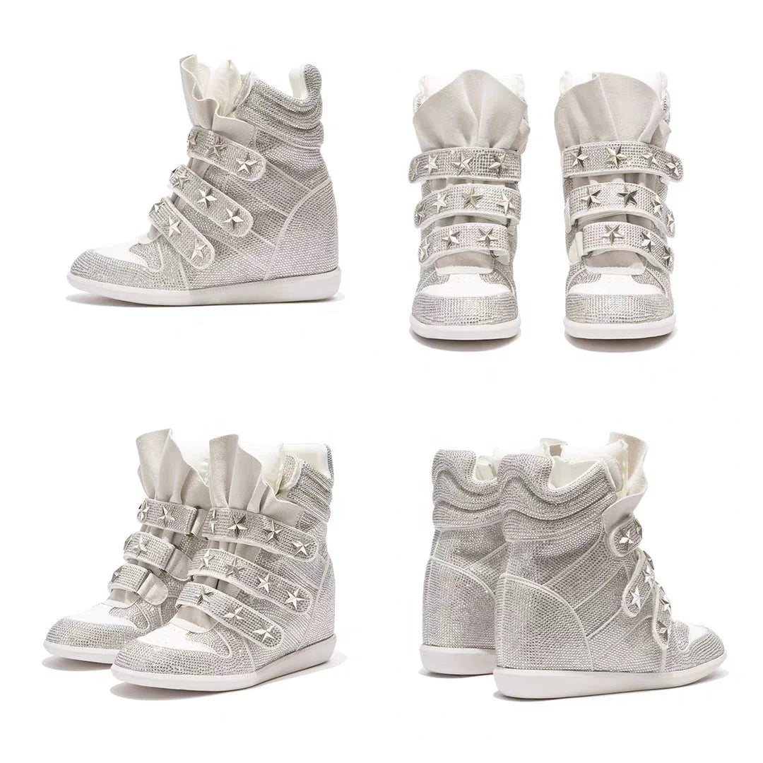 British-Style Lace-Up Leather Ankle Boots