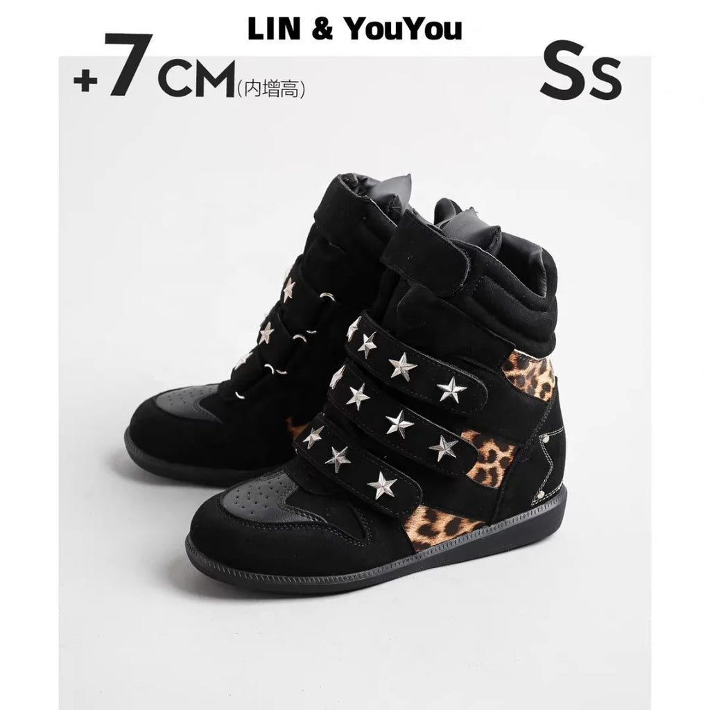 British-Style Lace-Up Leather Ankle Boots