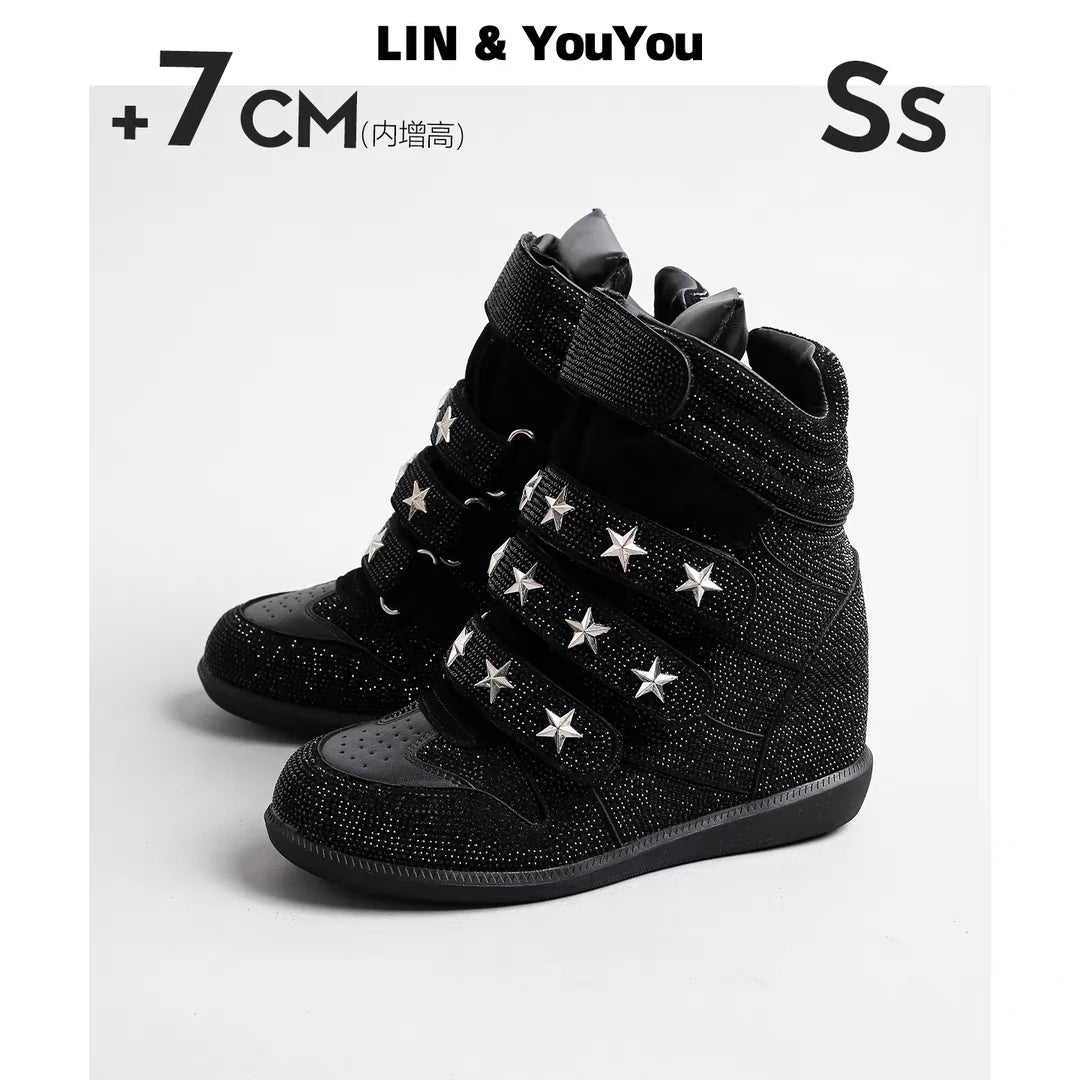 British-Style Lace-Up Leather Ankle Boots