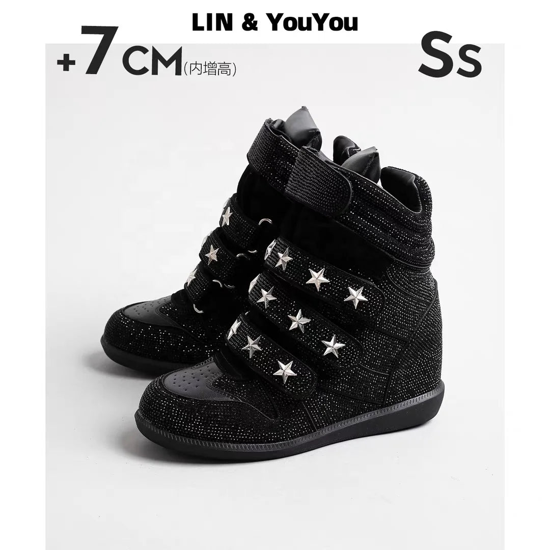 British-Style Lace-Up Leather Ankle Boots