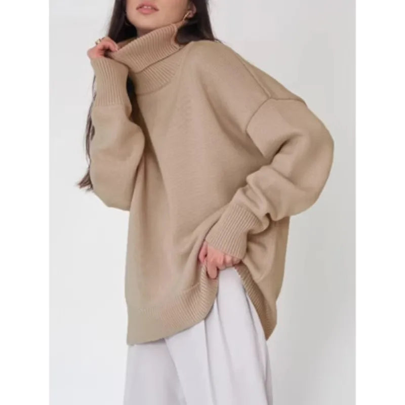 Turtleneck Knit Pullover – Slim Fit