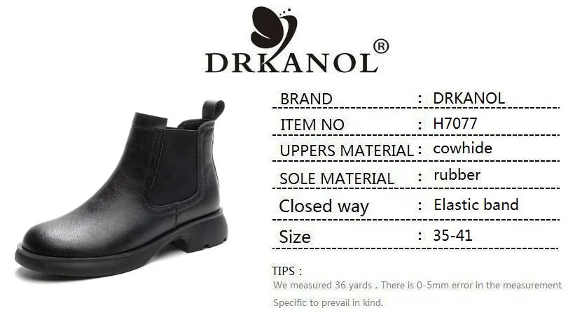 Plush-Lined Round-Toe Ankle Boots