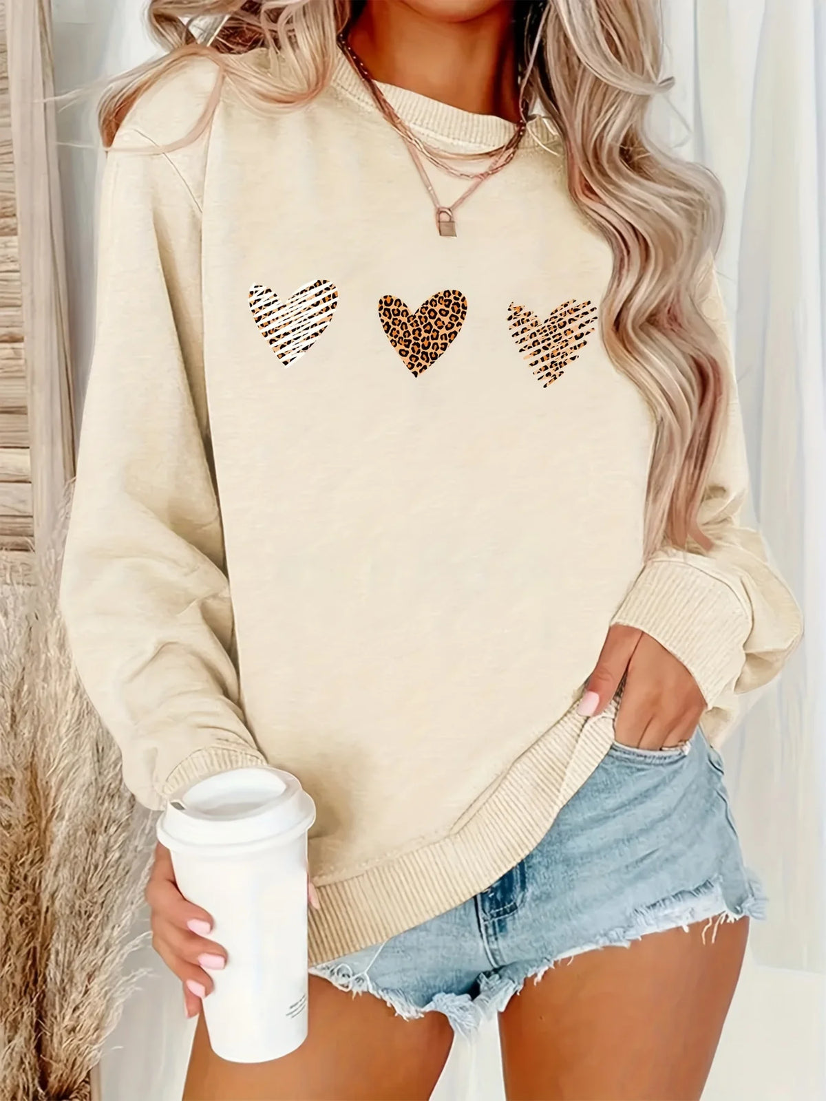 Leopard Print Velvet Hoodie