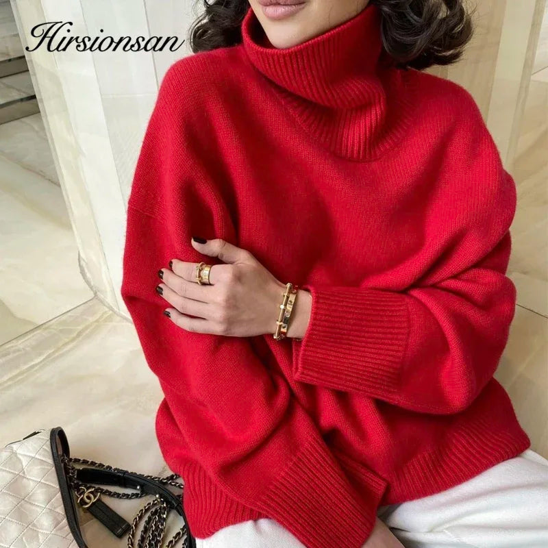 Soft Knit Turtleneck – Relaxed Pullover